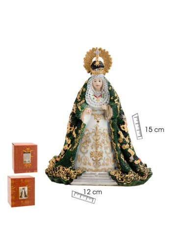 Virgen de la Macarena resina 32 cm.