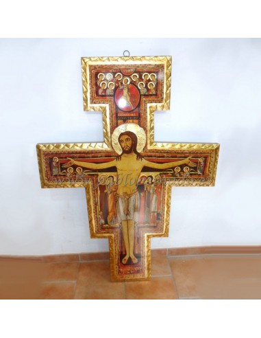 Cruz San Damian de madera.
Dimensiones: 102x138 cm