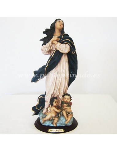 Imagen de Virgen de la Ascensión policromada.