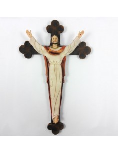 Cristo Resucitado, resina, 33 cm.