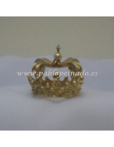 Corona imperial de metal en dorado 2.50 cm.