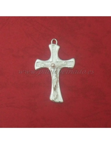 Cruz de plata con Cristo 4 cm.