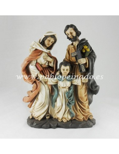 Sagrada Familia en marmolina 38 cm.