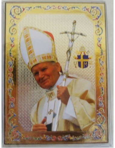 Icono imagen Juan Pablo II.
Dimensiones: 15 cm x 10 cm.