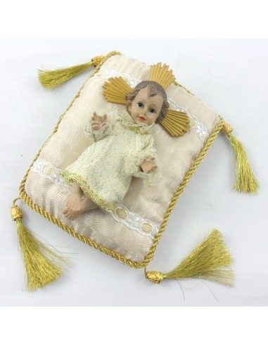 Niño Jesús vestido crema disponible en 17 cm

cojin 20 cm