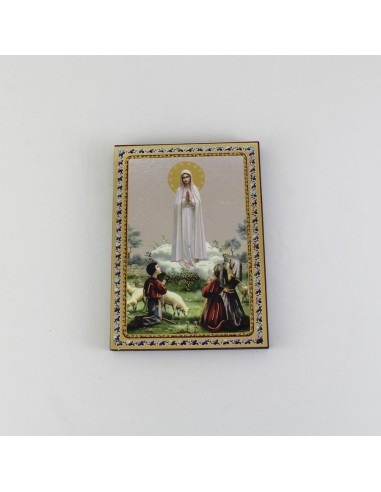 Icono Virgen de Fatima.

10 x 14 cm.