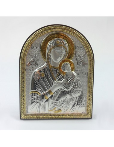 Cuadro de madera con placa bilaminada de plata
Imagen: Virgen con niño
Tipo: Oro y plata
Disponible en diferentes medidas:
