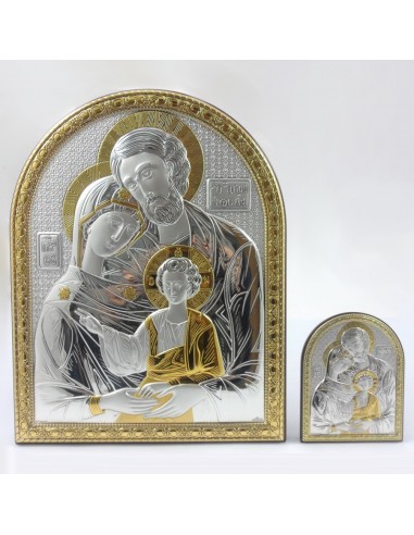 Cuadro de madera con placa bilaminada de plata
Imagen: Sagrada Familia
Tipo: Oro y plata
Disponible en diferentes medidas:
