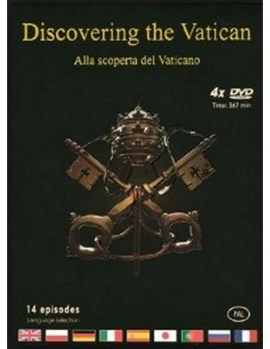 Serie en DVD DESCUBRIENDO EL VATICANO (4 DVDs): 14 vídeos sobre su historia, su arte, la vida en el Vaticano...
Esta serie de 