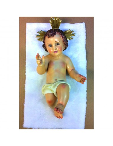 Imagen de Niño Jesús en escayola policromada. Disponible en diferentes medidas.